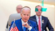 US President Joe Biden attends the Jeddah Security and Development Summit in Jeddah, Saudi Arabia, July 16, 2022. (Saudi News Agency)