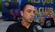 Barcelona coach Xavi Hernández (PIC: Screenshot from Barcelona video)