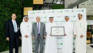 GORD and Kuwait Finance House officials during the certificate presentation ceremony.