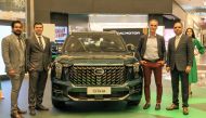 Officials during the launching of the 2nd Generation all New GS8, a 7-seater SUV at the luxury court of Doha Festival City Mall, recently.