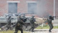 Servicemen from Poland take part in a large military exercise entitled 