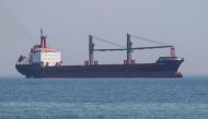The Barbados-flagged general cargo ship Fulmar S arrives to the sea port in Chornomorsk after restarting grain export, amid Russia's attack on Ukraine, Ukraine August 7, 2022. REUTERS/Serhii Smolientsev/File Photo