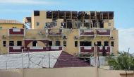 A general view shows a section of the Hotel Hayat, the scene of an al Qaeda-linked al Shabaab group militant attack in Mogadishu, Somalia. REUTERS/Stringer