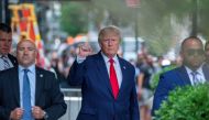  Donald Trump departs Trump Tower two days after FBI agents raided his Mar-a-Lago Palm Beach home, in New York City, New York, on August 10, 2022. Reuters