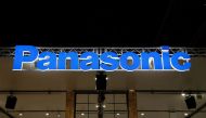 A logo of Panasonic Corp is pictured at the Combined Exhibition of Advanced Technologies at the Makuhari Messe in Chiba, Japan, October 2, 2017. REUTERS/Toru Hanai

