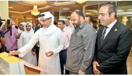 Minister of Sports and Youth, H E Salah bin Ghanim Al Ali, inaugurates the new headquarters of Qatar Youth Hostels in Al Sadd, Doha, in the presence of other dignitaries.