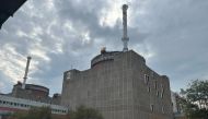 A view shows the Russian-controlled Zaporizhzhia Nuclear Power Plant during a visit by members of the IAEA expert mission in the Zaporizhzhia region, Ukraine, on September 2, 2022. International Atomic Energy Agency (IAEA)/Handout via REUTERS 