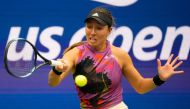 Jessica Pegula of the USA hits to Petra Kvitova of the Czech Republic on day eight of the 2022 US Open tennis tournament at USTA Billie Jean King National Tennis Center, Flushing, NY, September 5, 2022. (Robert Deutsch-USA TODAY Sports via Reuters)