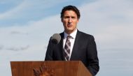 Canada's Prime Minister Justin Trudeau speaks a day after multiple people in the province of Saskatchewan were killed and injured in a stabbing spree, in Ottawa, Ontario, on September 5, 2022.  REUTERS/Patrick Doyle