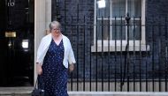 New British Health Secretary and Deputy Prime Minister Therese Coffey walks outside Number 10 Downing Street, in London, Britain September 6, 2022. REUTERS/Toby Melville

