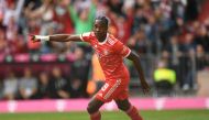Bayern Munich's Mathys Tel celebrates scoring their first goal REUTERS/Andreas Gebert