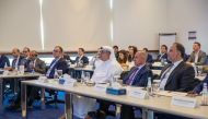 Participants in the Executive Certificate in Leadership Development Masterclass held on the campus of Georgetown University in Qatar.