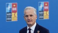 Norway's Prime Minister Jonas Gahr Stoere attends a working session of a NATO summit in Madrid, Spain, on June 30, 2022. (REUTERS/Susana Vera)