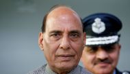 India's Defence Minister Rajnath Singh attends during a ceremony for the delivery of the first Rafale fighter to the Indian Air Force at the factory of French aircraft manufacturer Dassault Aviation in Merignac near Bordeaux, France, on October 8, 2019. File Photo / Reuters
