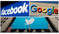 Facebook, Google and Twitter logos are seen in this combination photo from Reuters files. REUTERS/File Photo