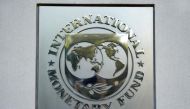 The International Monetary Fund logo is seen at IMF headquarters in Washington on October 14, 2017.  File Photo / Reuters
