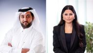Ali Al Suwaidi (left), Technical Affairs Department Director, Communications Regulatory Authority (CRA) and QIXP Steering Committee Chairman and Lana Khalaf, General Manager, Microsoft Qatar.
