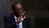 Kwasi Kwarteng arrives at Number 10 Downing Street, in London, Britain September 6, 2022. REUTERS/Phil Noble/File Photo
