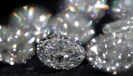 Diamonds are pictured during an official presentation by diamond producer Alrosa in Moscow on February 13, 2019.  File Photo/ Reuters
