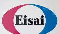The logo of Eisai Co Ltd is displayed at the company headquarters in Tokyo, Japan, March 8, 2018. REUTERS/Issei Kato/File Photo