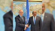 Minister of Transport H E Jassim Saif Ahmed Al Sulaiti meeting with President of the International Civil Aviation Organization Council  Salvatore Sciacchitano.