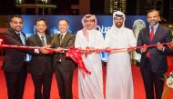 The hotel inaugurated with a ribbon-cutting ceremony. Left to right: Mr. Prateek Kumar, Senior Vice President – Operations, Dusit International; H.E. Mr. Nathapol Khantahiran, Ambassador of Thailand to the State of Qatar; Mr. Gilles Cretallaz, Chief Operating Officer, Dusit International; Mr. Ahmed Mahdi Al Majed, Chairman, Al Majed Group Holding; Mr. Nasser Al Majed, CEO, Al Majed Jewellery; Mr. Raghu Menon, Cluster General Manager, Dusit Hotel & Suites - Doha
