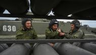 Newly-mobilised reservists take part in a training on a range in Rostov region, Russia, October 4, 2022. (REUTERS/Sergey Pivovarov)