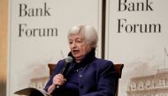 US Treasury Secretary Janet Yellen participates in a discussion at the annual Freedman's Bank Forum at the Treasury Department in Washington, US, October 4, 2022. (REUTERS/Michael A. McCoy)