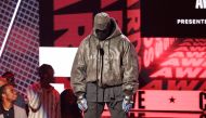 Kanye West speaks at the BET Awards 2022 at the Microsoft Theater in Los Angeles, California, US, June 26, 2022. (REUTERS/David Swanson)