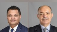 Ranjeev Menon (left), Group CEO at GWC and Dr Laoucine Kerbache, Professor and Coordinator of the Engineering Management and Decision Sciences Division at HBKU’s CSE