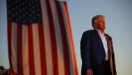 Former US President Donald Trump holds a rally ahead of the midterm elections, in Mesa, Arizona, US, on October 9, 2022. REUTERS/Brian Snyder/File Photo