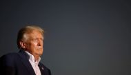 Former US President Donald Trump holds a rally ahead of the midterm elections, in Mesa, Arizona, US, on October 9, 2022. REUTERS/Brian Snyder/File Photo