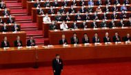 Chinese President Xi Jinping attends the opening ceremony of the 20th National Congress of the Communist Party of China, at the Great Hall of the People in Beijing, China, on October 16, 2022.  REUTERS/Thomas Peter