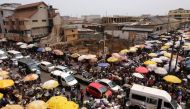 A general view of the Makola market, one of the country's largest trading centres in Accra, Ghana, on March 26, 2022. File Photo / Reuters
