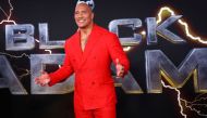 Actor Dwayne Johnson posses for photographers as he arrives for the world premiere of the film 'Black Adam' in Times Square in New York City, New York, US, on October 12, 2022. REUTERS/Mike Segar/File Photo