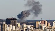 Smoke rises on the outskirts of the city during a Russian missile attack, as Russia's invasion of Ukraine continues, in Kyiv, Ukraine October 31, 2022. Reuters/Vladyslav Sodel