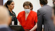 Marjory Stoneman Douglas High School shooter Nikolas Cruz is escorted into the courtroom for a sentencing hearing in his trial at the Broward County Courthouse, in Fort Lauderdale, Florida, US, on November 2, 2022. Amy Beth Bennett/Pool via REUTERS