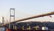 Zante, a cargo vessel carrying Ukrainian grain, transits Bosphorus, in Istanbul, Turkey November 2, 2022. (REUTERS/Umit Bektas)