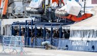 Migrants the rescue ship 