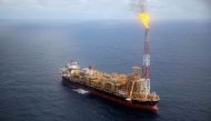 File photo: Kaombo Norte floating oil platform is seen from a helicopter off the coast of Angola, November 8, 2018. (REUTERS/Stephen Eisenhammer)