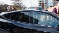 Elon Musk, Chief Executive Officer (CEO) of SpaceX, Tesla and Twitter, arrives to a trial regarding his Tesla pay package at the Delaware Court of Chancery in Wilmington, Delaware, US, on November 16, 2022. REUTERS/Evelyn Hockstein