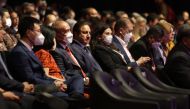 QC Chairman, Sheikh Khalifa bin Jassim Al Thani with other officials during the B20 Indonesia 
Summit 2022.