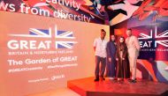 A view of the UK pavilion.