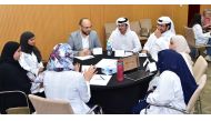 Participants during  the IPE activity.