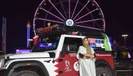 Football fan, Najira, drove from Kerala to Doha to attend this once in a lifetime event.