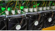 Cryptocurrency mining operations require lots of electricity. © Lars Hagberg / AFP/File
