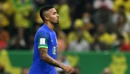 December 2, 2022 Brazil's Gabriel Jesus reacts REUTERS/Dylan Martinez