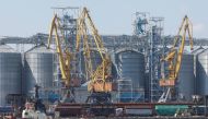 A view shows a grain terminal in the sea port in Odesa after restarting grain export, in Ukraine, August 19, 2022. (REUTERS/Valentyn Ogirenko)