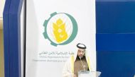 Director of the Food Security Department at the Ministry of Municipality, Dr. Masoud Jarallah Al Marri addressing the event. 