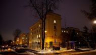 A general view of a building of the Polish Police Headquarters, where, according to Poland's interior ministry, top cop was injured by an exploding official gift, in Warsaw, Poland December 15, 2022. REUTERS/Kuba Stezycki
